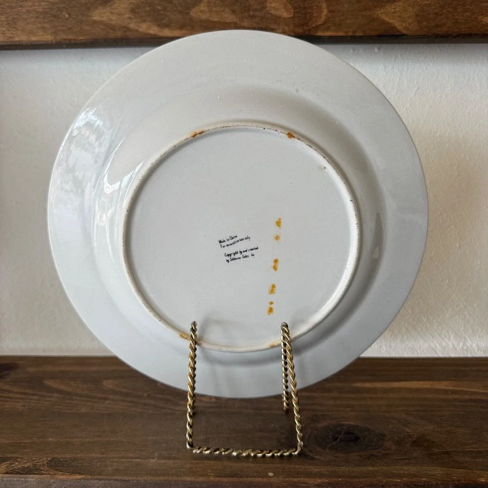 Vintage Washington DC Souvenir Decorative‎ Plate US Capitol Wall Plate
